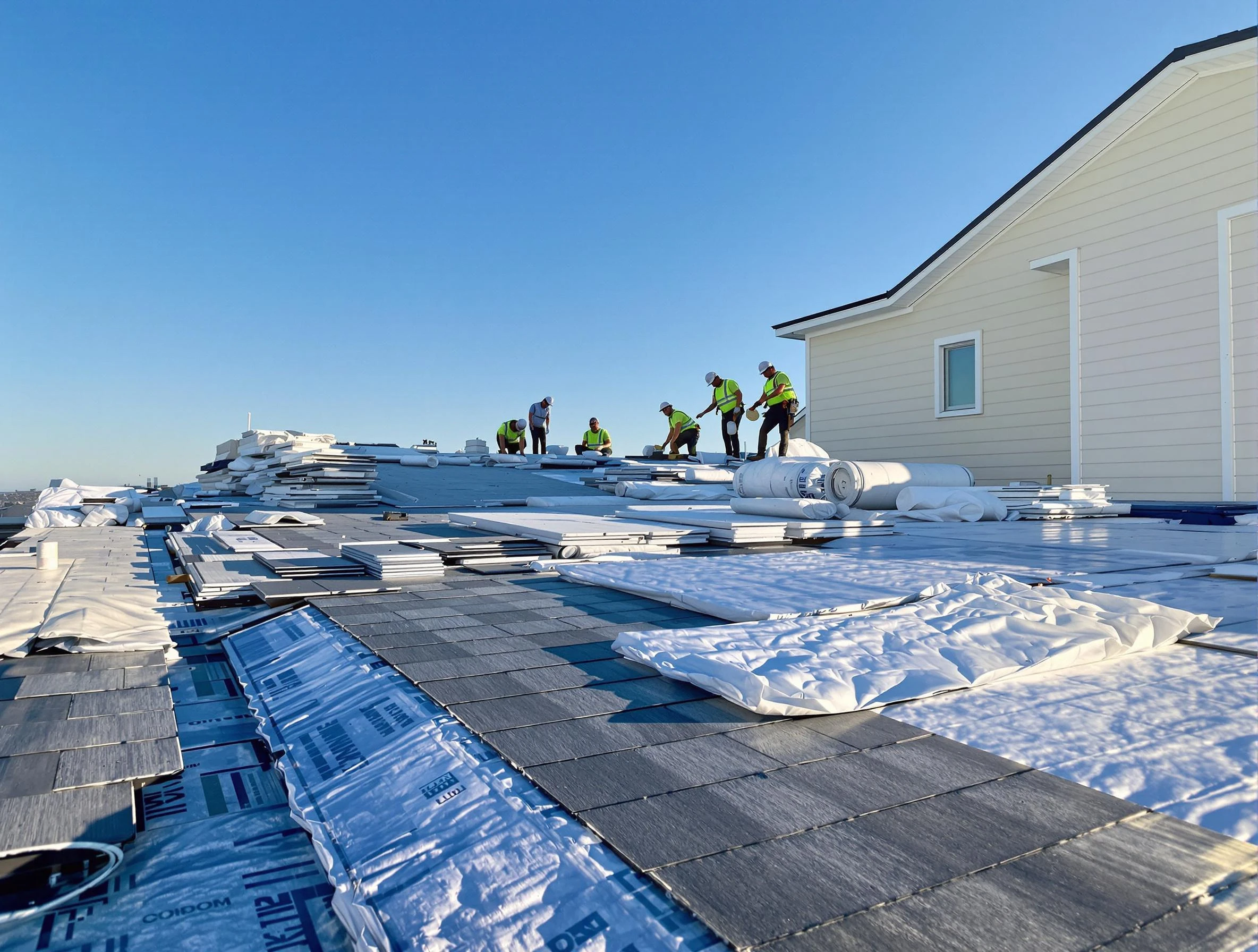 Finished roof installation project by Medina Roofing Company in Medina, OH